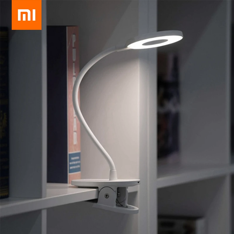 

Xiaomi Yeelight LED Desk Lamp Clip Night Light USB Rechargeable 5W 360 Degrees Adjustable Touch Dimming Reading Lamp For Bedroom