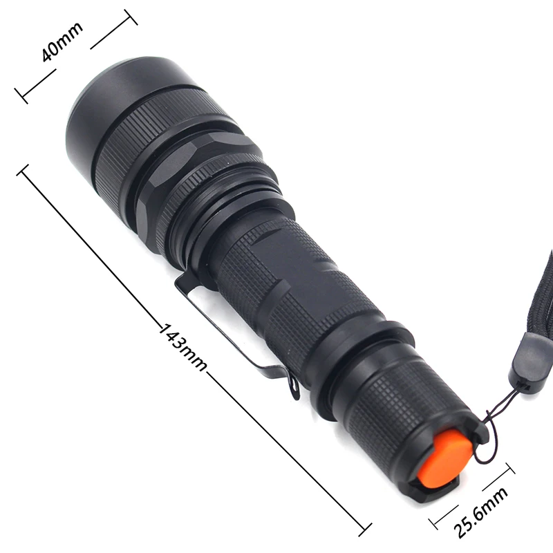 Litwod z30 USB Rechargeable Led Flashlight XM-L2 U3 5000Lm Zoom Aluminum Remote Switch Led Tactical Flashlight For Hunting