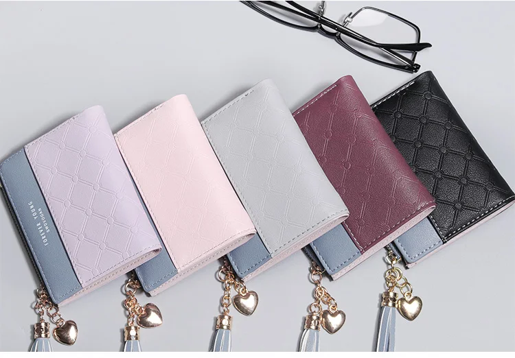 PU Leather,wallet female,wallet female women zipper,Fashion,Casual,Vintage,Black,Red,Brown,Blue,Pink wallet female leather (2)