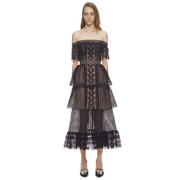 

2019 Dress Sexy Celebrity Backless Elegant Short Lace Print Lace Women Slash Neck Night Club Body con Party Dresses Wholesale