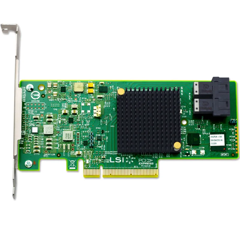 

9341-8i LSI00407 SFF8643 LSI SAS PCI-E3.0 x8 12Gb/s Controller Card ,SAS Cable not included