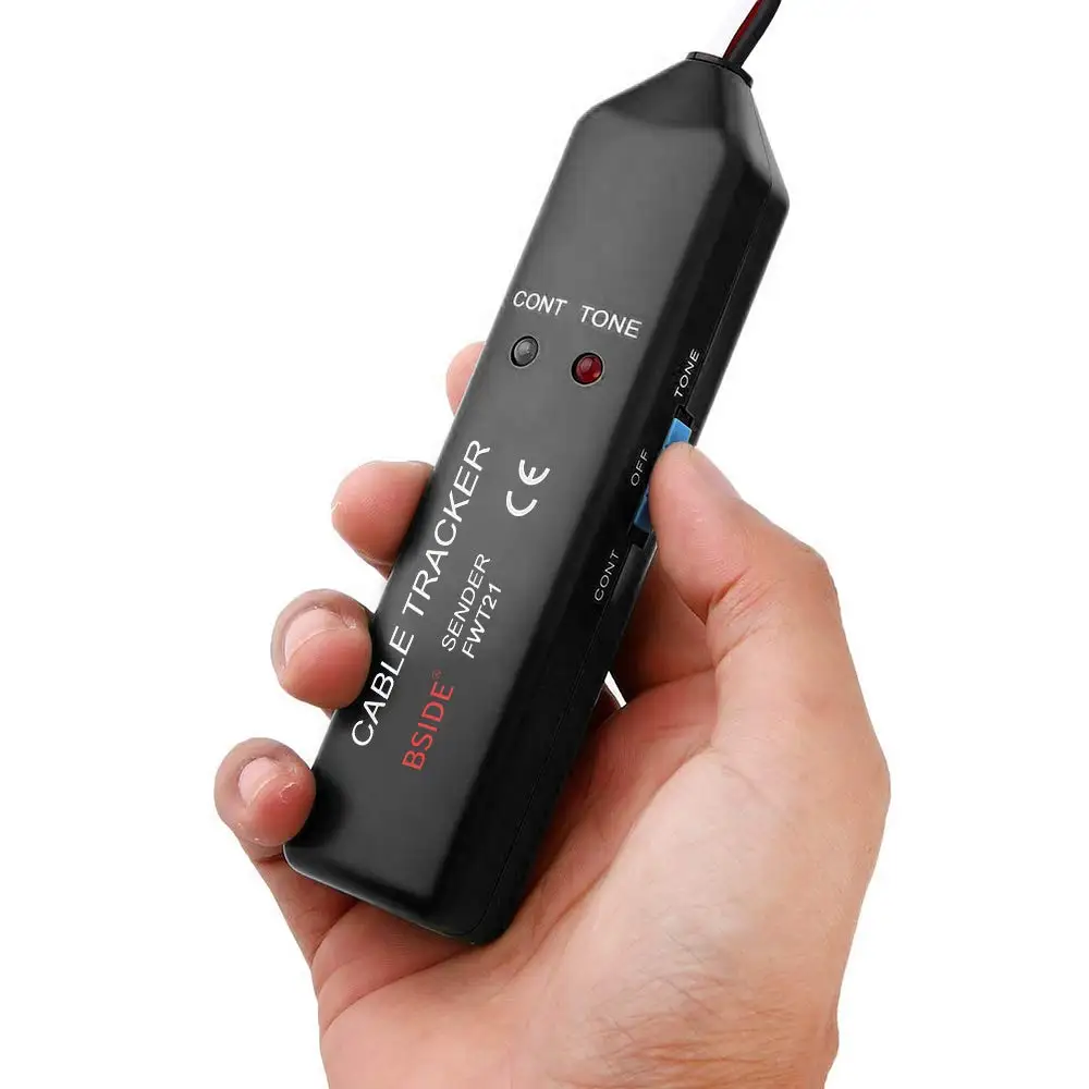 Proster Cable Tracker RJ11 Wire Tracer Ethernet Tracker Telephone Tone Generator Line Toner Tester for Network Telephone Line