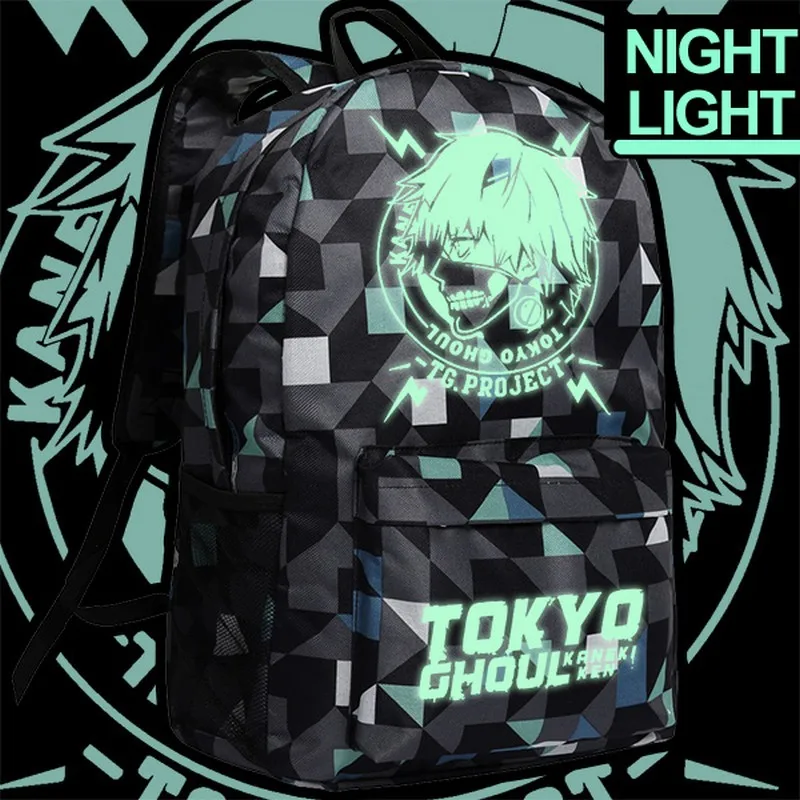Оксфордская сумка через плечо MeanCat рюкзак из японской манги Кен - Цвет: Night Light 03