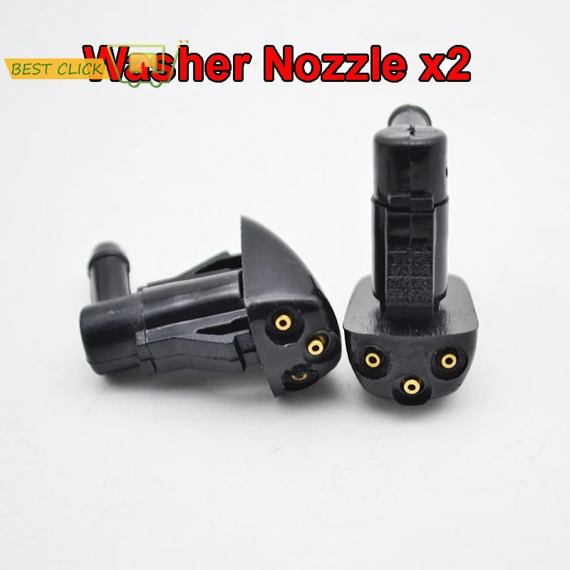 Misima x2 Front Windscreen Wiper Washer Jet Spray Nozzle For Hyundai