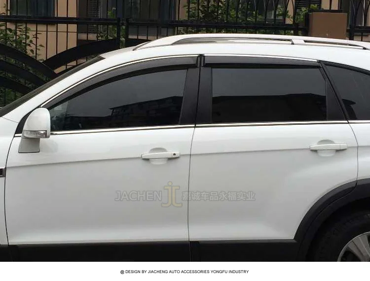 Стайлинга автомобилей окна автомобиля солнцезащитный козырек для Chevrolet Captiva 2012 2013 защита от солнца дождь щит наклейки чехлы авто-Стайлинг навесы Ca