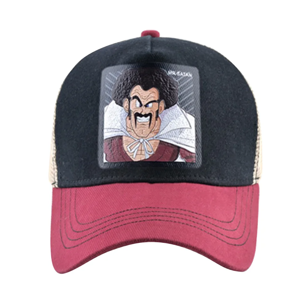 Аниме Dragon Ball бейсболки мультфильм Saiyan хип хоп мужские и женские бейсболка для папы летние дышащие сетчатые грузовые шапки уличная