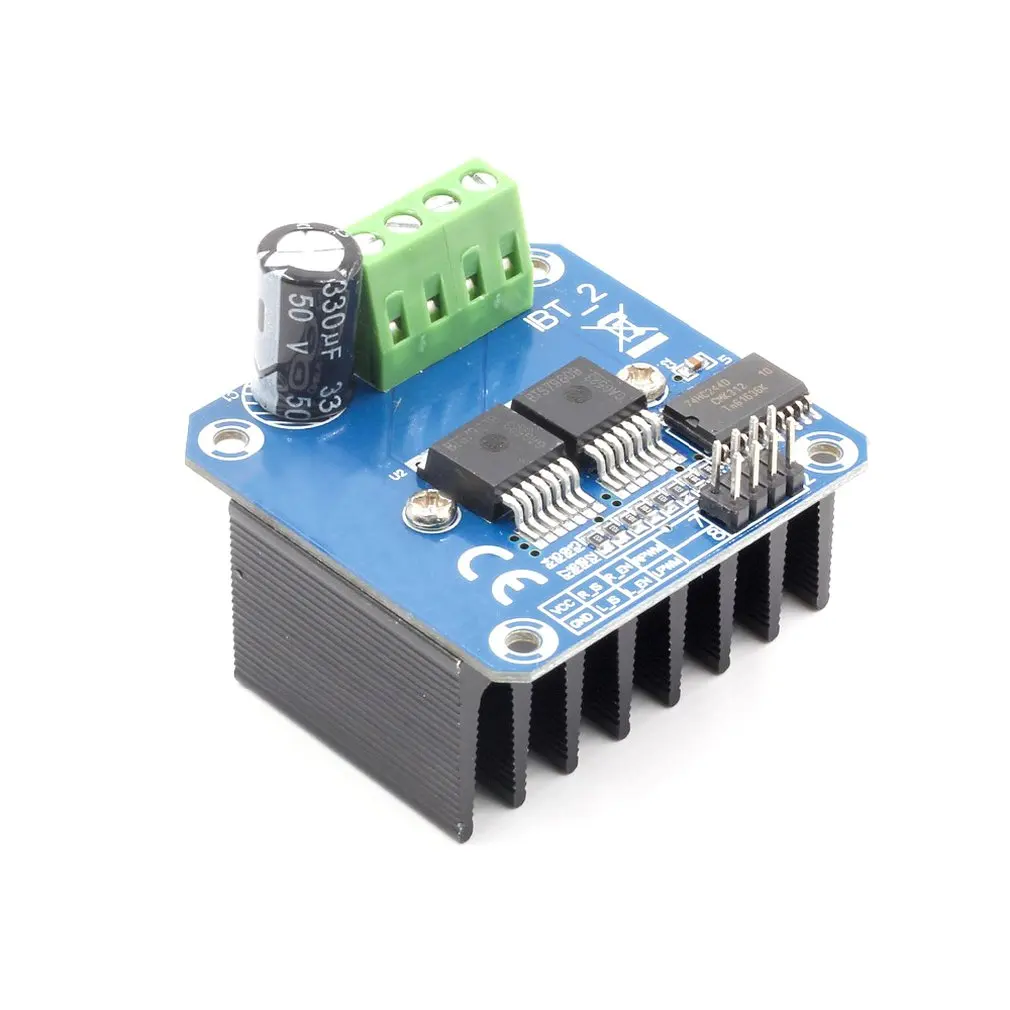 

High-Power Smart Car Motor Drive Module Bts7960 43A Drive H-Bridge Pwm High-Power Drive Board Module