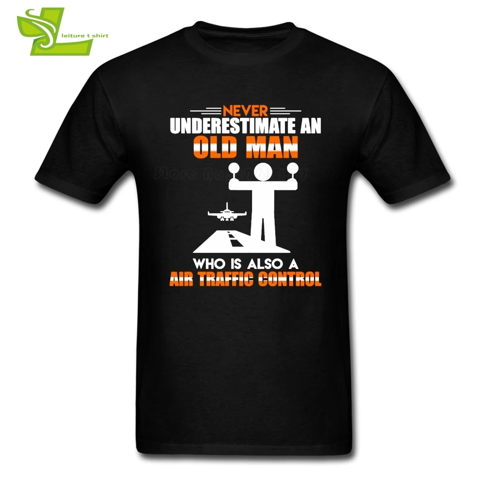 

Old Man Air Traffic Control T Shirt Traffic Signs Man Summer Tees Male New Coming Oversize Tshirt Home Wear Teenboys Tee Shirt