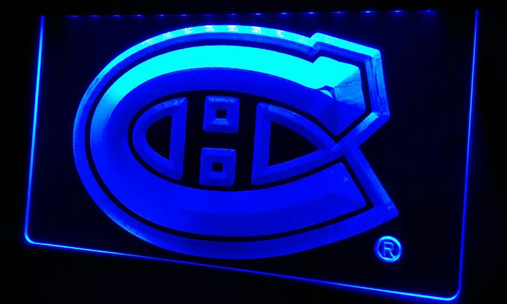 

LS360-b-Montreal Canadiens 3D LED Neon Light Sign Customize on Demand 8 colors to choose