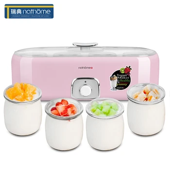 

1L Intelligent Automatic Yogurt Machine Fermentation Machine Rice Wine Milk Fermentation 4 Glasses Yogurt Maker Machine