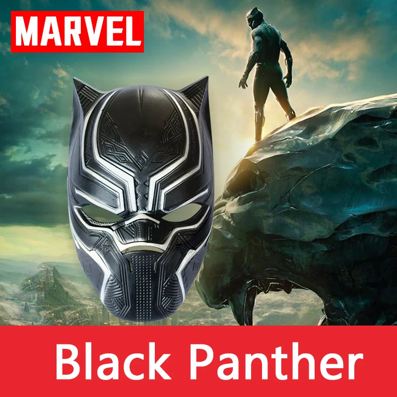 

Black Panther Masks Marvel Superhero Movie Cosplay Costume Full Mask Helmet Halloween Adult Kids Masquerade Party Props