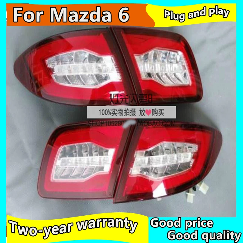 Автомобильный Стайлинг для Mazda 6 задний фонарь s 2004 2013 Mazda6 классический