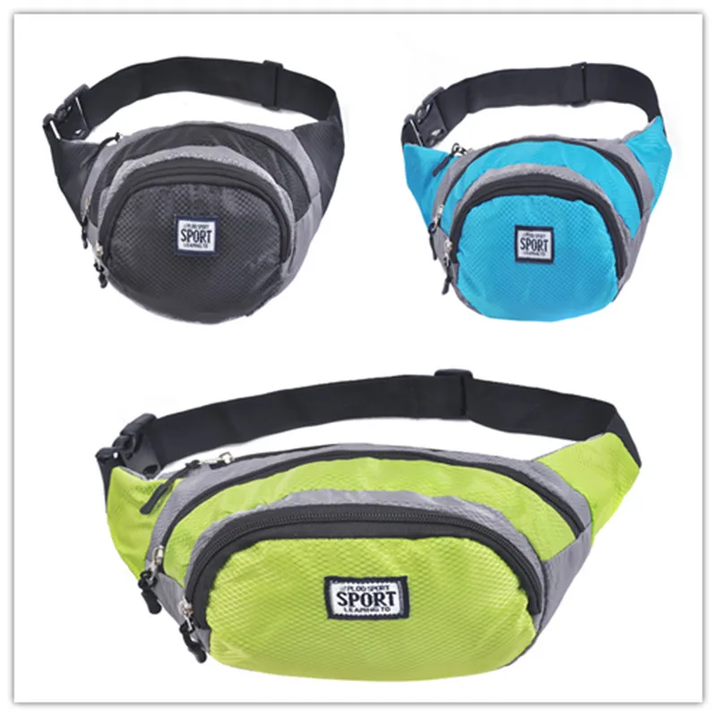3 Color Fanny Pack Men Women Lightweight Waist Packs Bags Close Fitting
