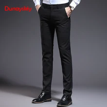 Модные новые весенние летние мужские повседневные брюки хлопковые повседневные брюки мужские брюки черные кнопки летают костюм со складками брюки мужские карманные