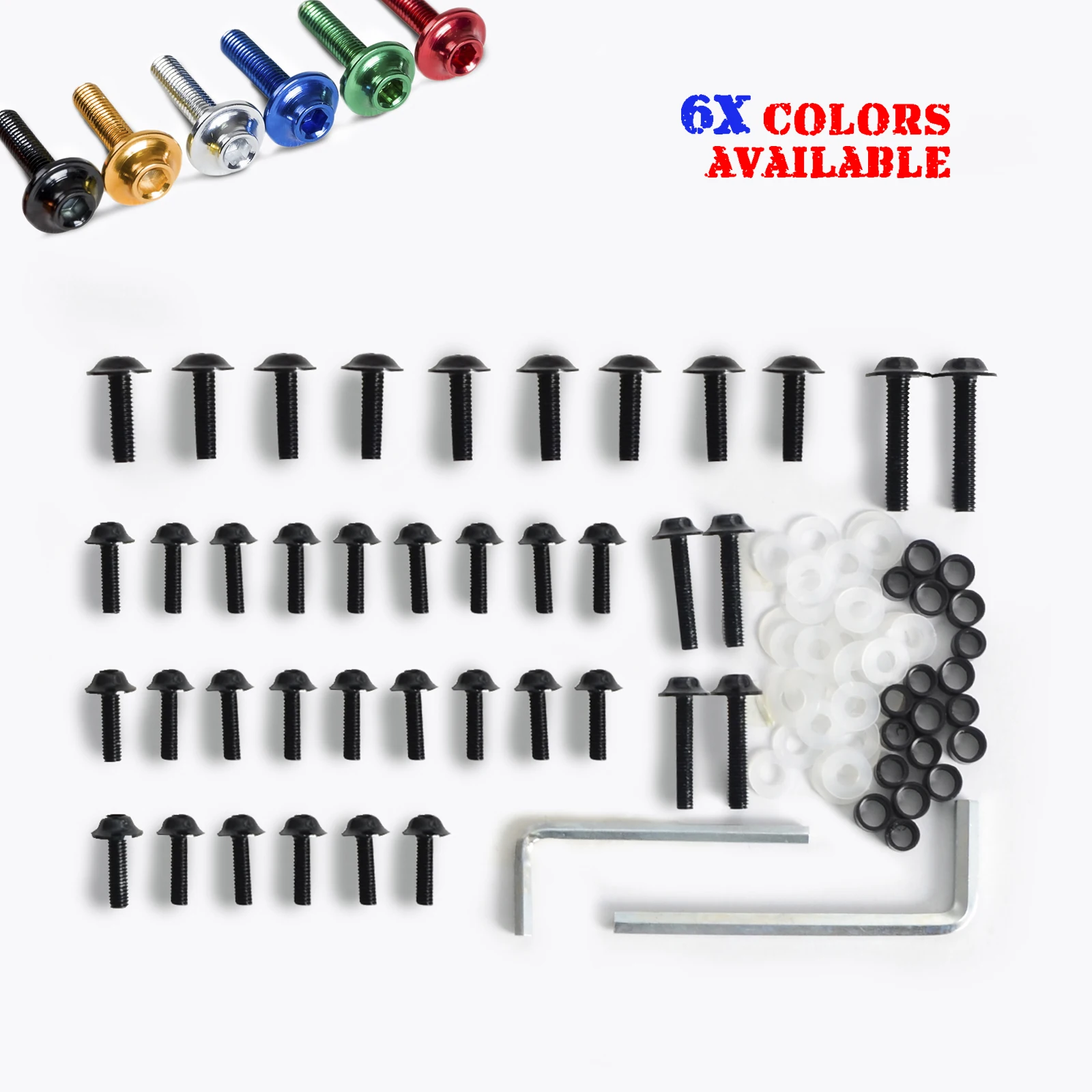 

NICECNC Motorcycle Aluminum Fairing Bolt Kit For Yamaha YZF R6 2003-2007 YZF R6S 2006-2008