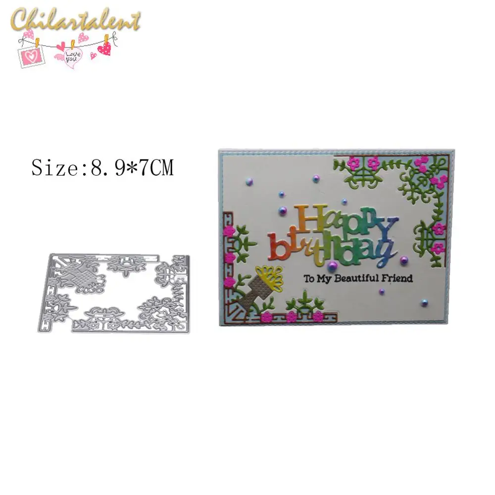 

rectangle frame metal cutting dies stamps stencils for DIY Scrapbooking Stamp/photo album Decorative Embossing DIY Paper Cards
