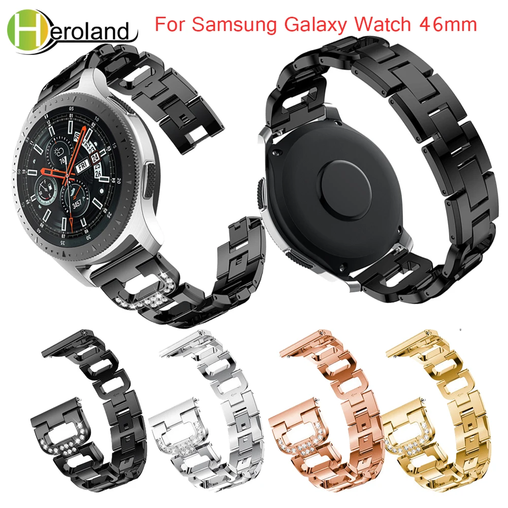Ремешок для часов с белым бриллиантом Samsung Galaxy Watch 46 мм браслет Gear S3 сменный