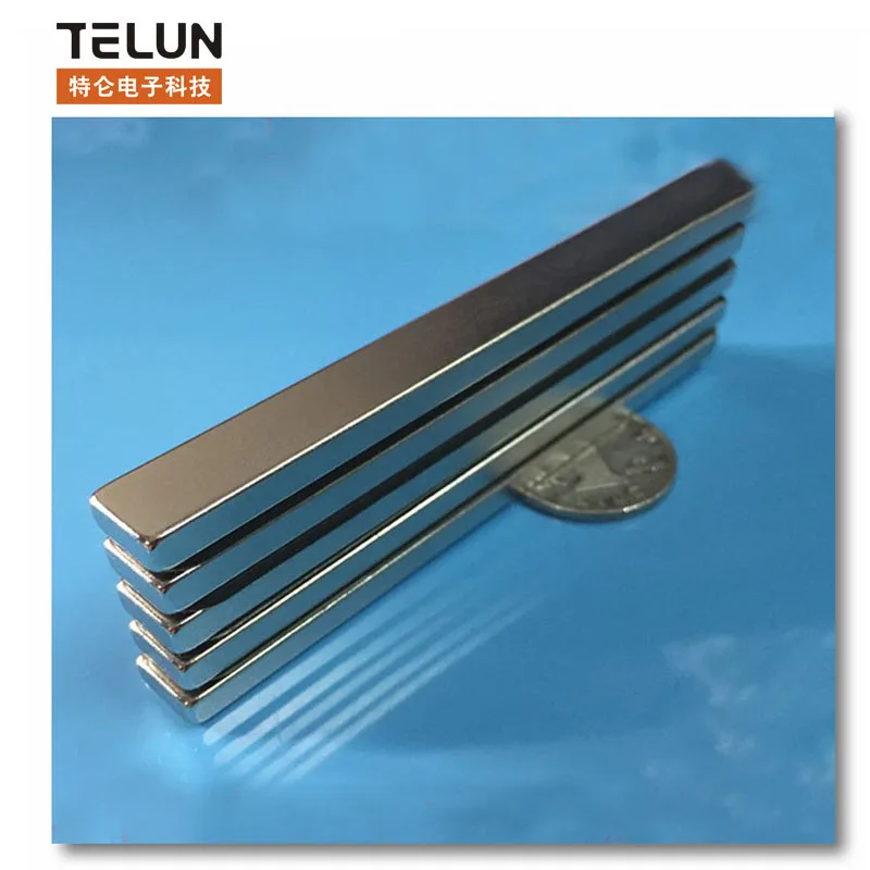 

Magnet strip 5pcs N35 N38 N52 Rare earth magnet strip 100*10*5 magnetic magnet NdFeB magnets 100X10X5