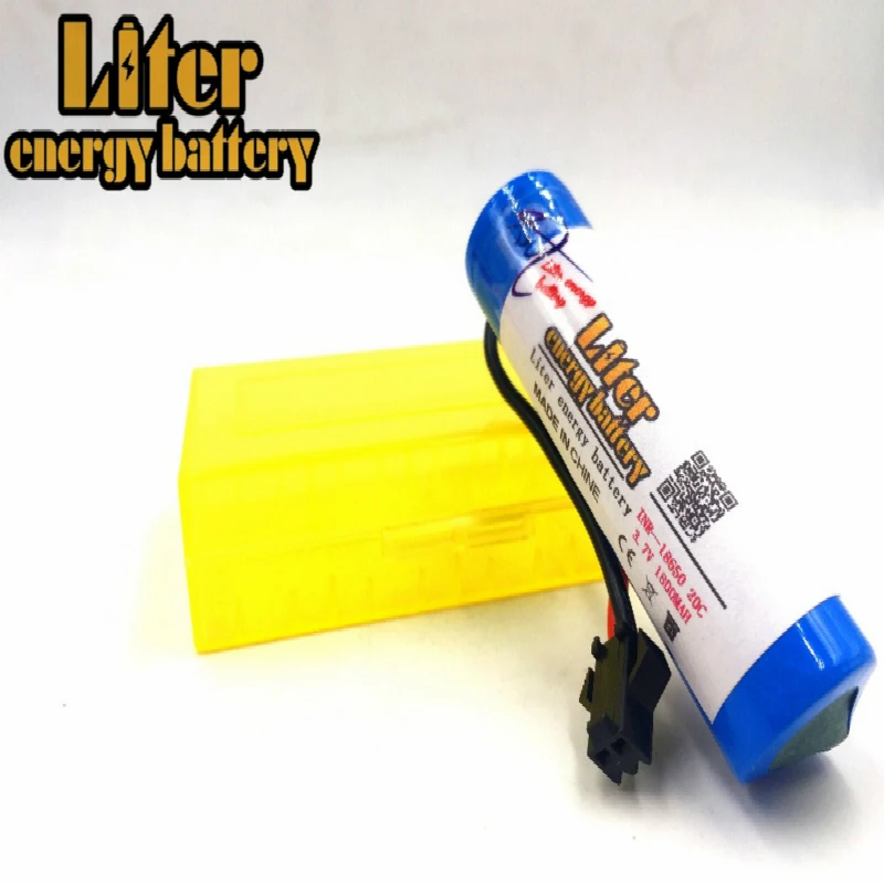 3 7 V 1800mAH вертолет с дистанционным управлением цилиндрическая Lipo батарея 18650 1800mah