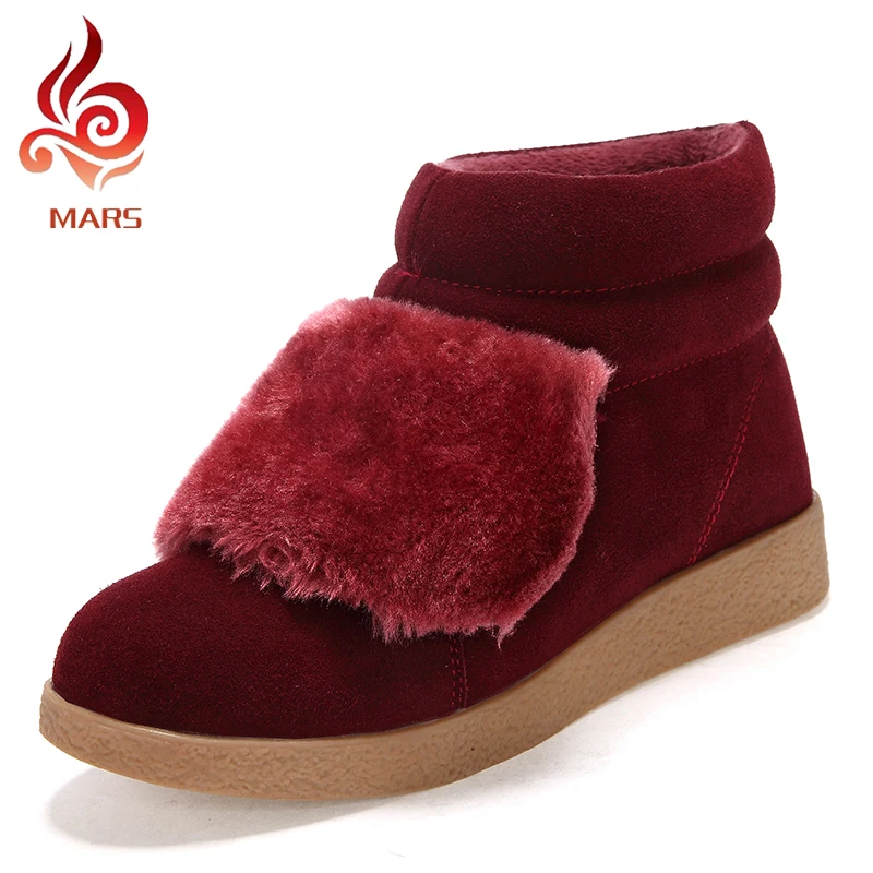 

New Arrival Women Fur Boots Fashion Womens Winter Ankle Boots Casual Women Winter Shoes Soft Warm Snow Boots Size:35-40 Y955