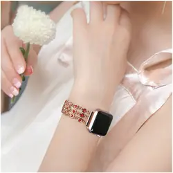Ремешок для Apple Watch Series 1 2 3 4 ремешок женская мода наручные браслет для iWatch 38 мм 42 мм 40 мм 44 мм ремешок AW811