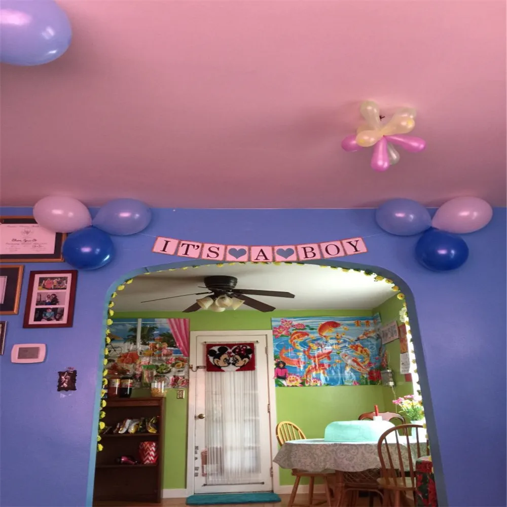 Photo Booth Опора Baby Shower баннер гирлянды Свадебный декор розовый его девушка овсянка на день рождения я один Веселых вечеринок выступает поставок