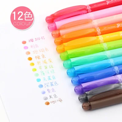 TUNACOCO 3 шт. или 12 шт./компл. японские Канцтовары TOMBOW маркировочная ручка с двойной