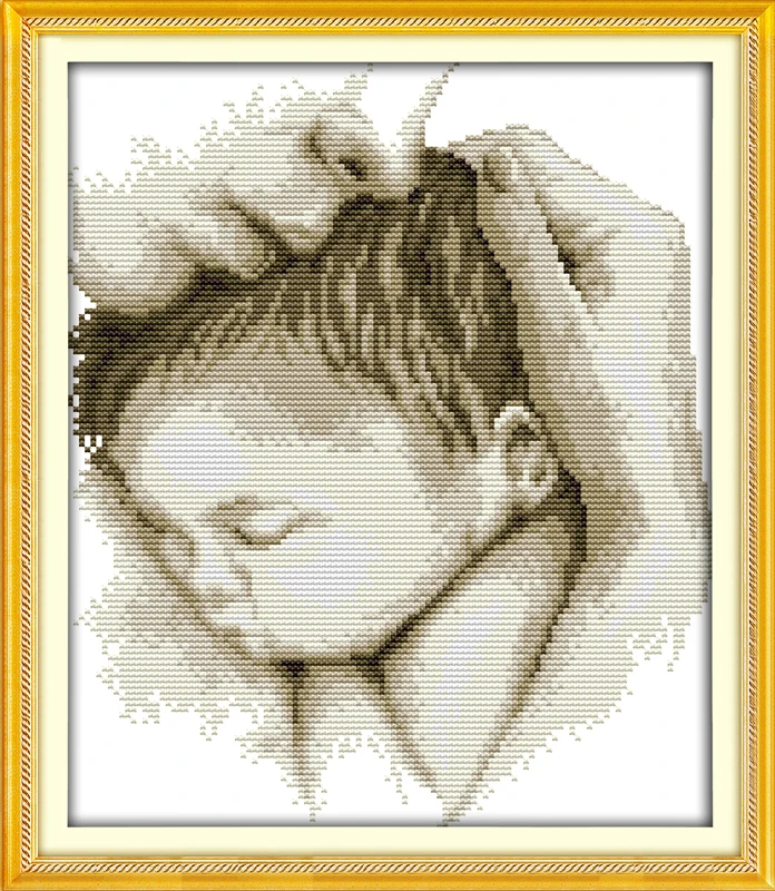 

Wholesale Needlework,Stitch,DIY 14CT DMC Cross Stitch,Sets For Embroidery Kits,Embrace Patterns Counted Cross-Stitching
