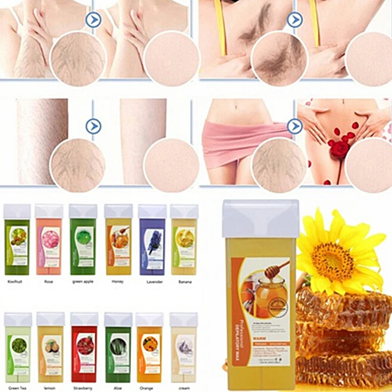 Depilatory Wax Epilator 4 Taste Depilatory Waxing Cream Facial Body