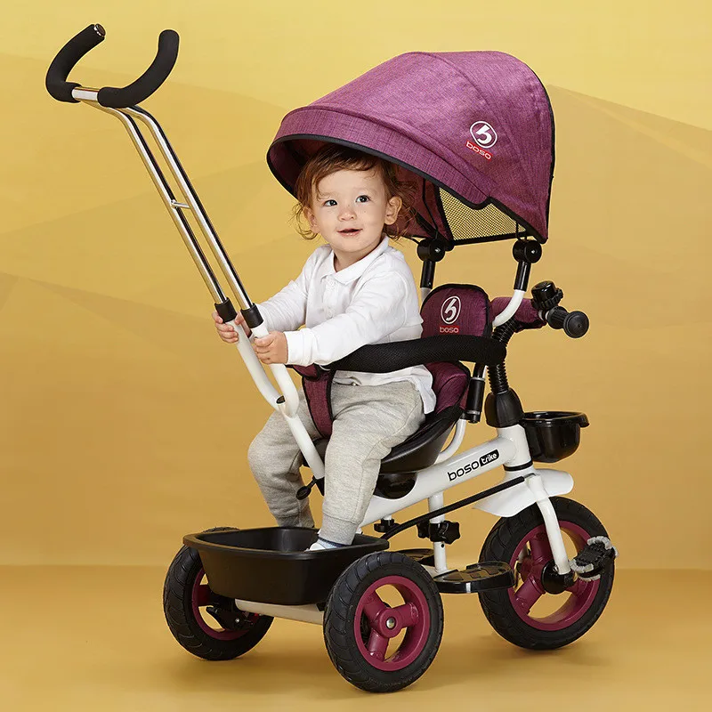Hot Sell Seat 360 Degrees Rotated Baby Push Baby Stroller Multicolor Child Bike Commutatable Handle Kids Tricycle Free Drop Ship18