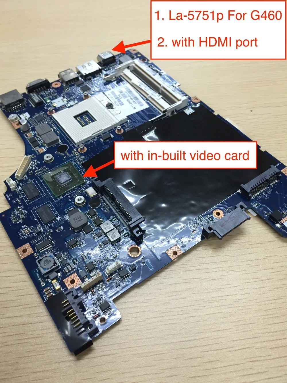 Отлично работает с материнской платой Lenovo G460 G460A Z460 LA-5751P графическим процессором
