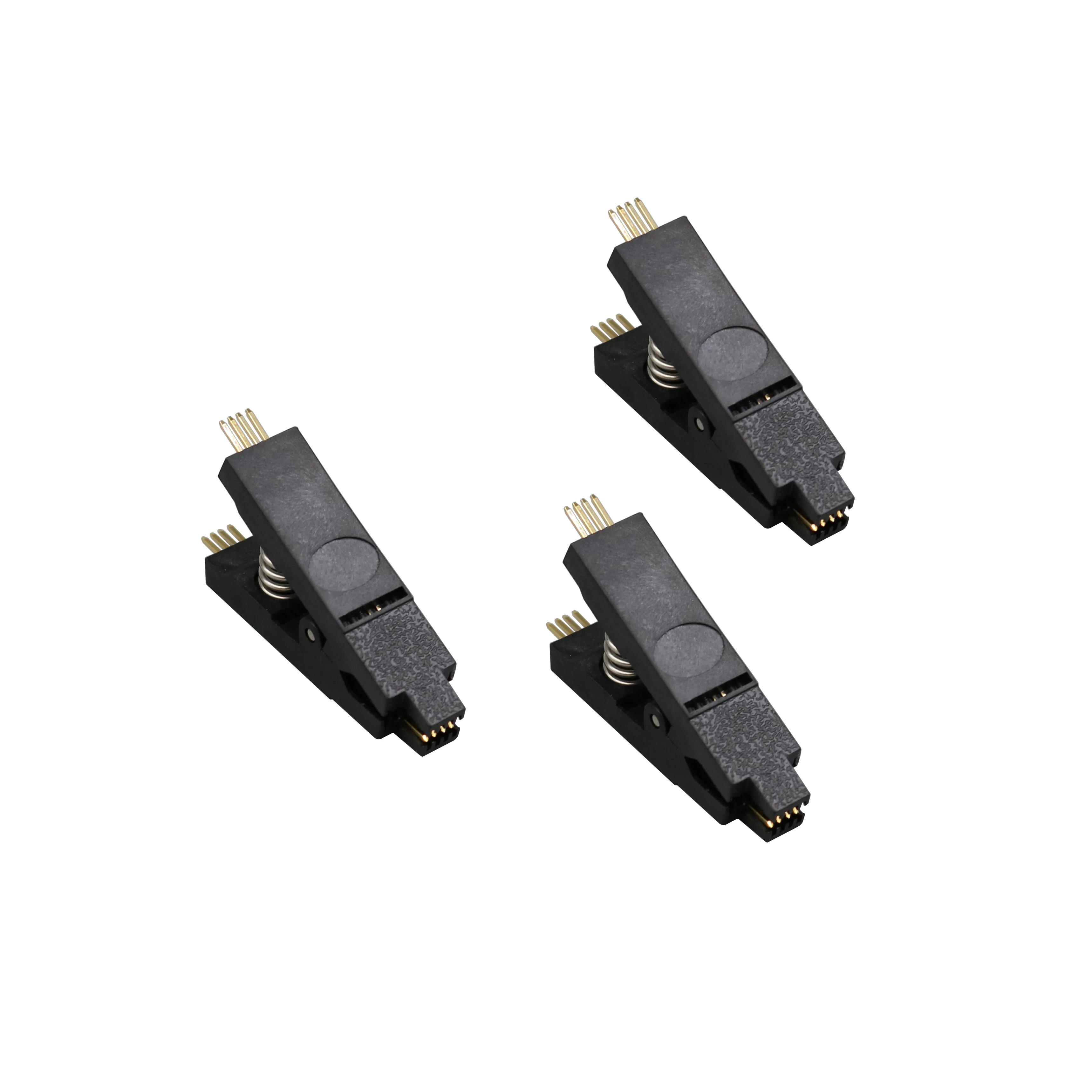 

3Pcs SOIC8 SOP8 Flash Chip IC Test Clips Socket Adpter BIOS/24/25/93 Programmer Good quality
