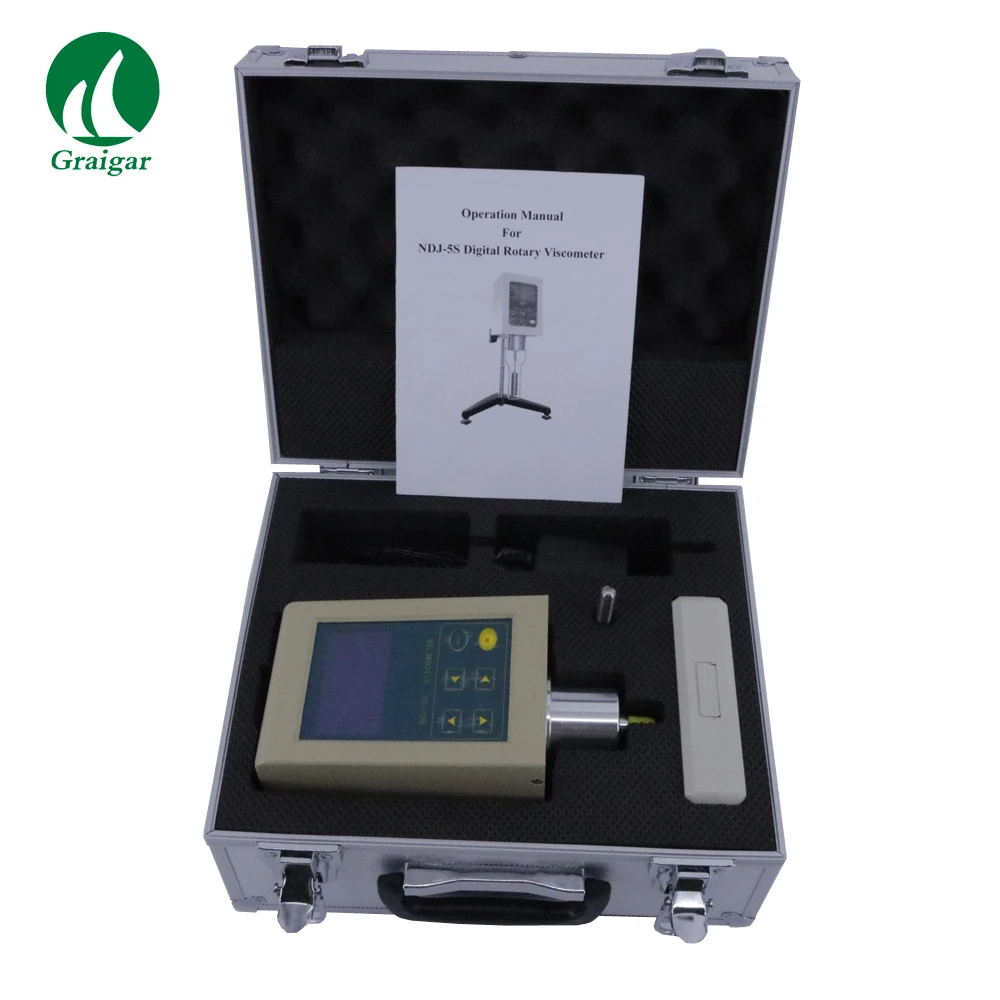 Роторный цифровой вискозиметр тестер вязкости NDJ 5S 1 ~ 100000 mPa.s|mpa|testertester digital |