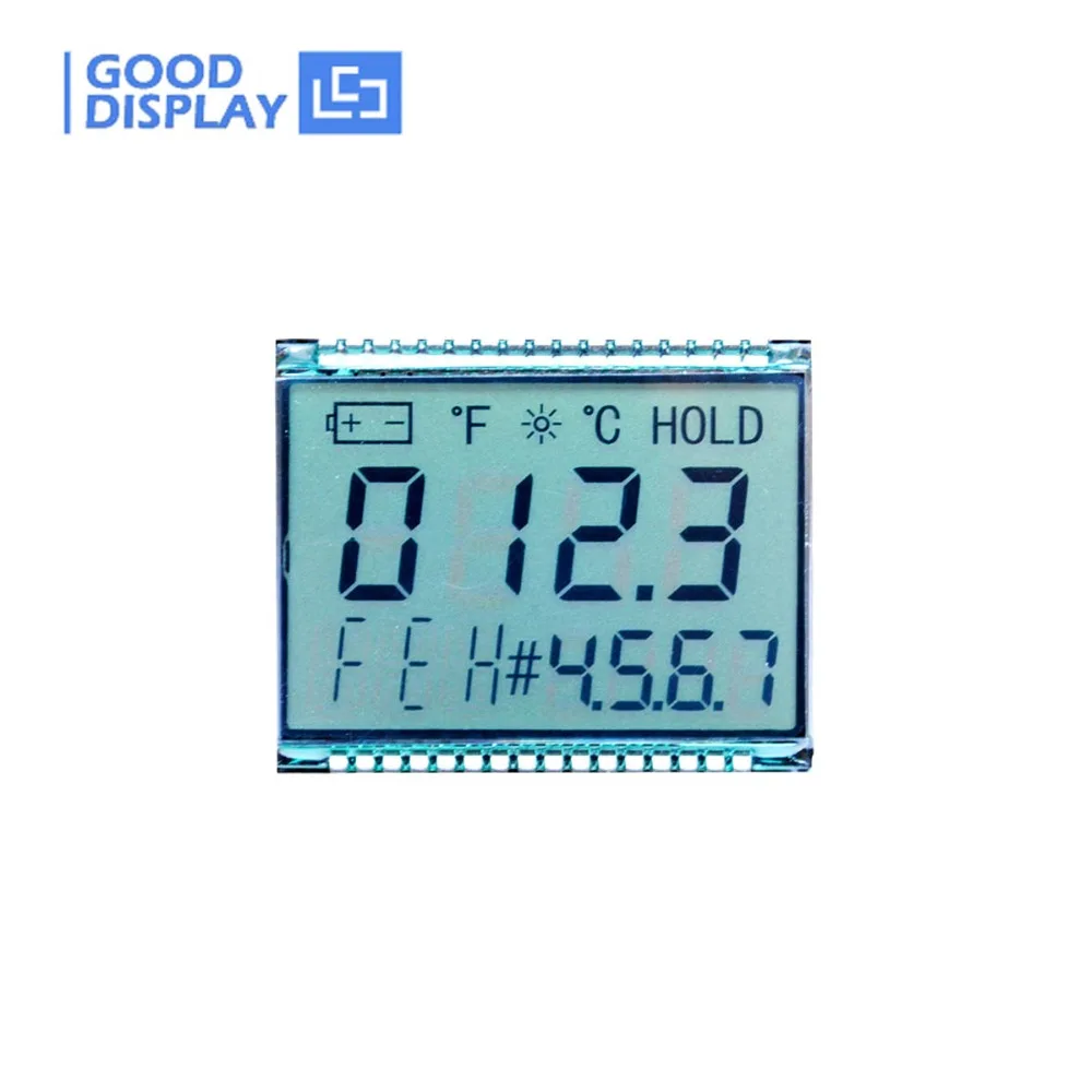 

Free shipping! New 2 lines 11 digits segment lcd panel