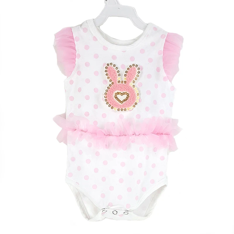 

2017 New Baby Girl Rompers Red & Pink Dot Newborn Baby Girl Clothes Fashion Baby Clothes Cartoon Cotton for 0-12M Baby Clothing