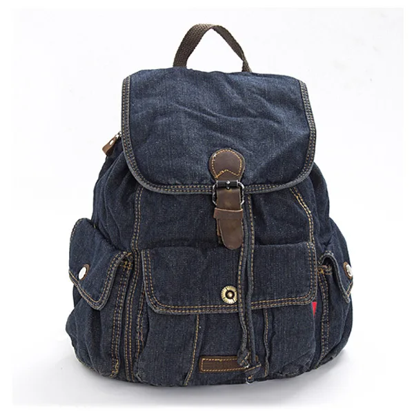 2015 NEW girls backpack retro jeans travel sling backpack school bag