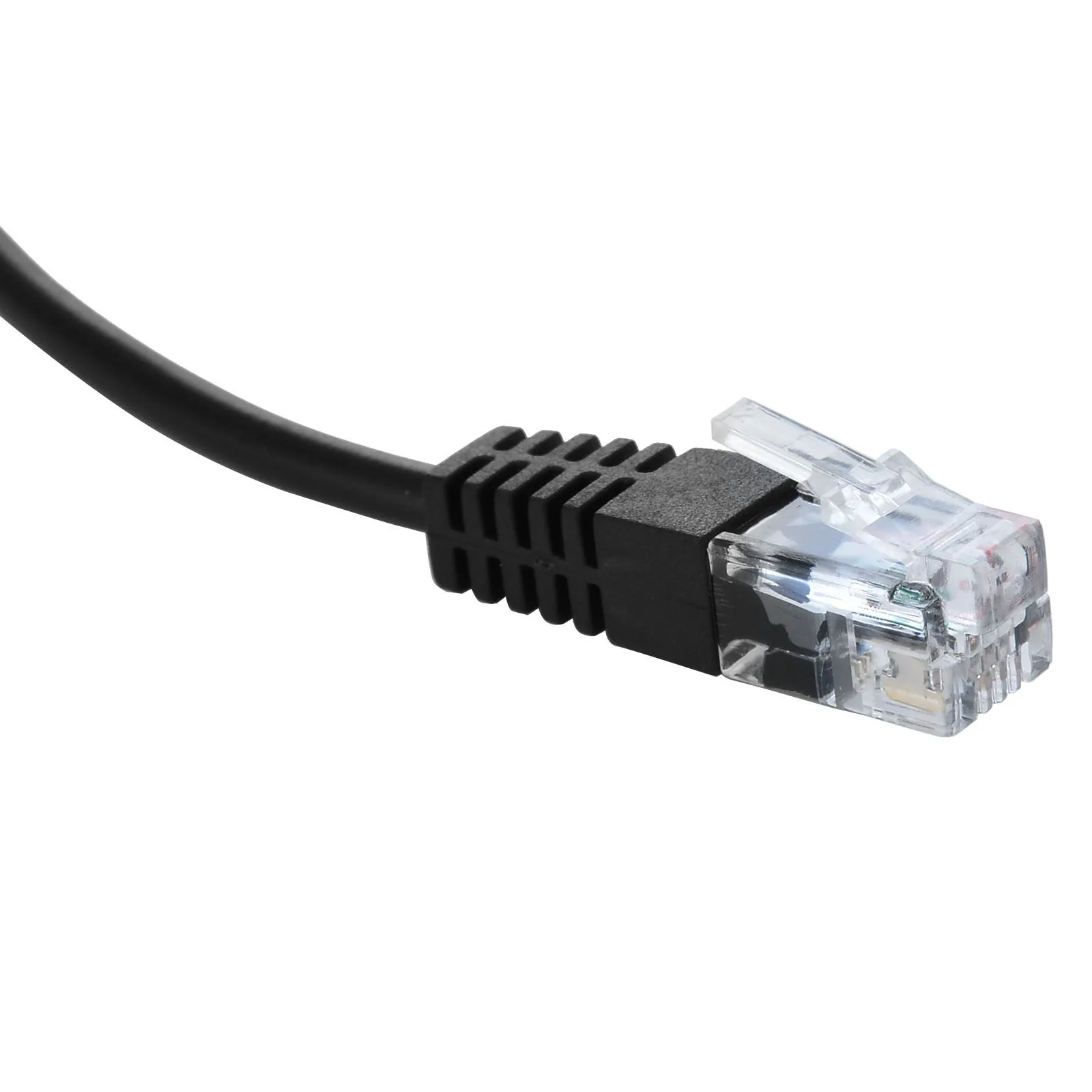 2x3.5mm Headset Cable to RJ9 Jack Plug Audio Cable Adapter Convector Cord Computer PC Headset to Telephone Earphone