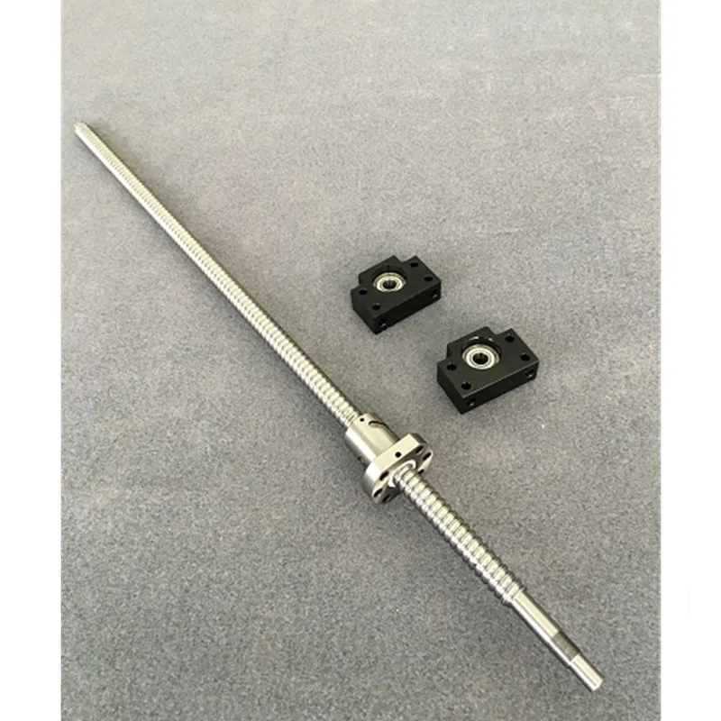 

1pc SFU2010 - 1500mm Ball Screw With Ball End Machining + 1 set BK15 / BF15 CNC