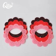 Qjing 48 шт./лот Войлок doily Home DIY продукты размер: 7 см Скрапбукинг украшения изделия ручной работы для детей FD024