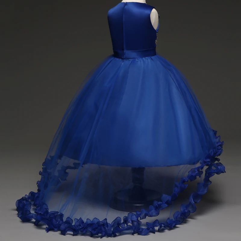 New Hot Sleeveless Bridesmaid Girls Dress Tulle Teen Wedding Party Kids  Clothes | eBay