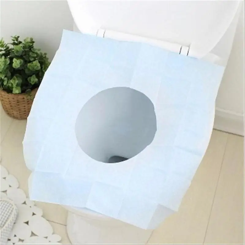 

Waterproof Disposable Toilet Pad Toilet Seat Cover Mat for Travel Pregnant Women Antibacterial Toilet Pad Bathroom Accessories