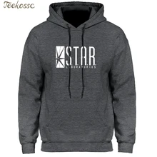 Супермен серии STAR S. T. A. R. labs джемпер флэш Готэм город комиксов черный худи толстовки Толстовка мужская с капюшоном