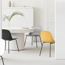 Nordic Leisure Office Conference By The Back of The Restaurant Applicable Dining Chair Furniture Bedroom Study Plastic Chair