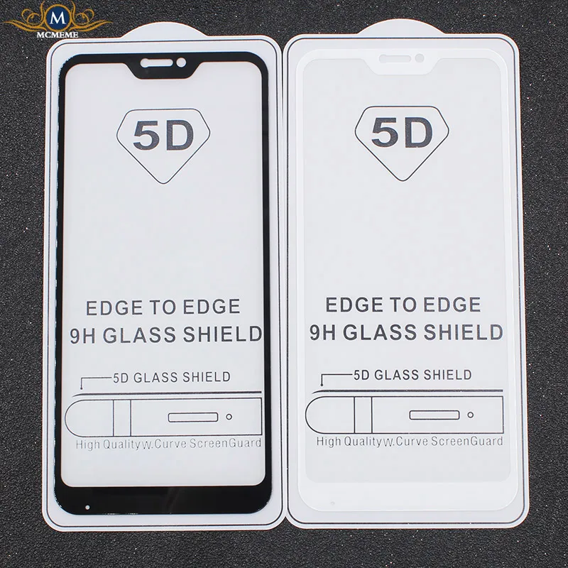 5D Full Glue Coverage Tempered Glass Xiaomi Redmi 6 Pro Screen Protector Phone Film For Xiomi 6Pro Mi A2 Lite | Мобильные телефоны
