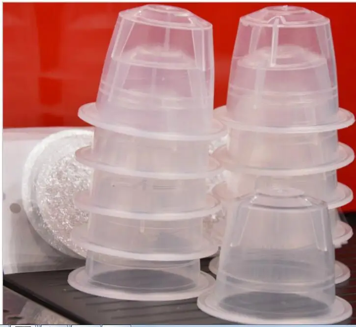 16pcs coffee Template +100pcscapsules and 100pcs lid with a spoon as gift make your espresso coffee like Nespresso