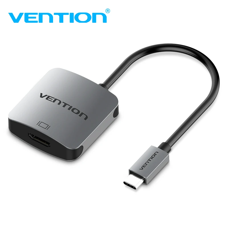 

Vention USB C HDMI Type C to HDMI Adapter with PD 4K 30Hz for MacBook Xiaomi Huawei Mate 10 USB C Type-c HDMI Converter
