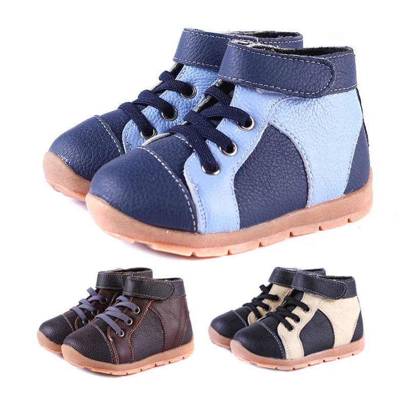 

Super quality 1pair Sneakers Children's Shoes,sport boy shoes, inner 13.5-17cm Genuine Leather shoes