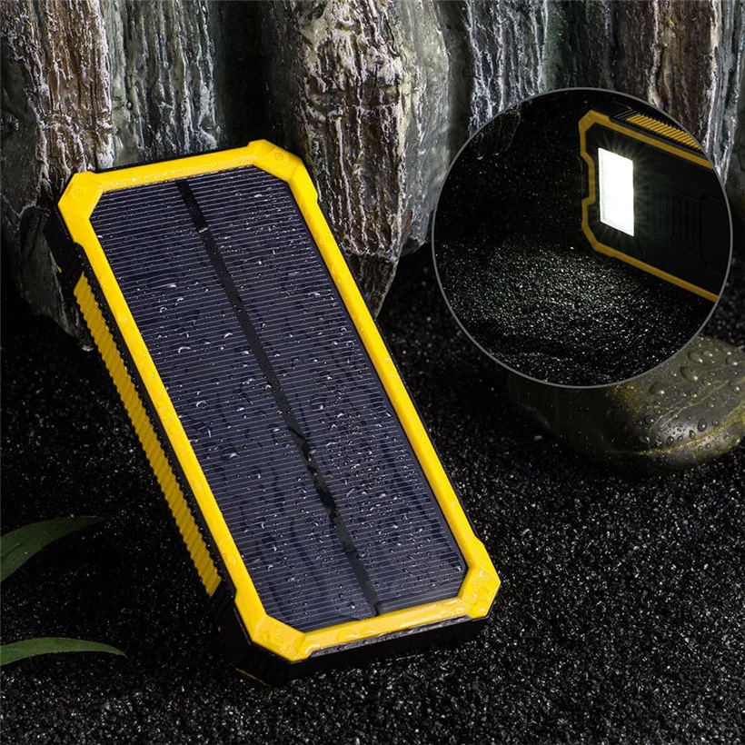 CRRPRIE светодиодный внешний аккумулятор с двумя портами usb на солнечной батарее чехол Зарядное устройство DIY комплекты Коробка для смартфонов 180123 Прямая поставка