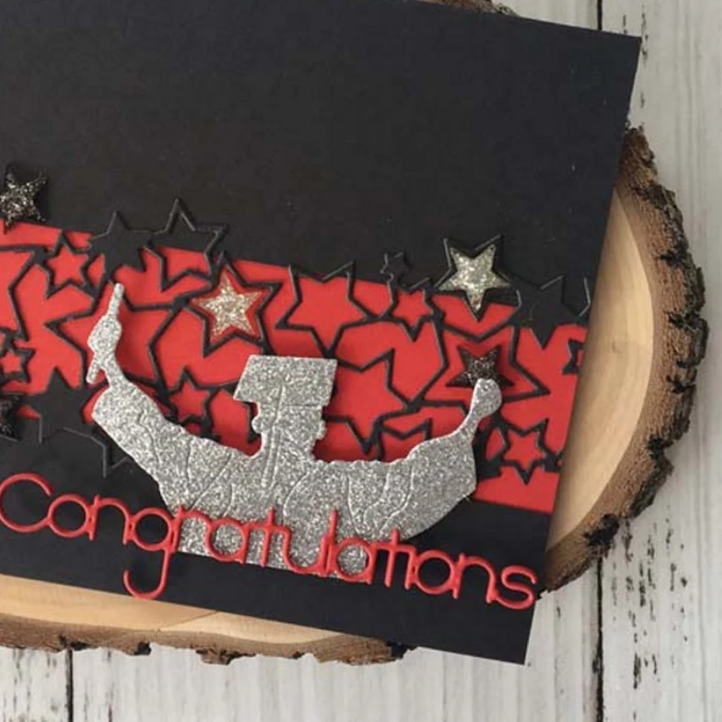 

Celebrating Grad Metal Cutting Dies Stencils For DIY Scrapbooking Paper Cards Making Crafts Embossing Decor 2019 New Diecut