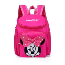 Disney Детский рюкзак милый Микки Маус Минни детский сад сумка От 1 до 3 лет мальчиков и девочек человек паук Супермен Подарки